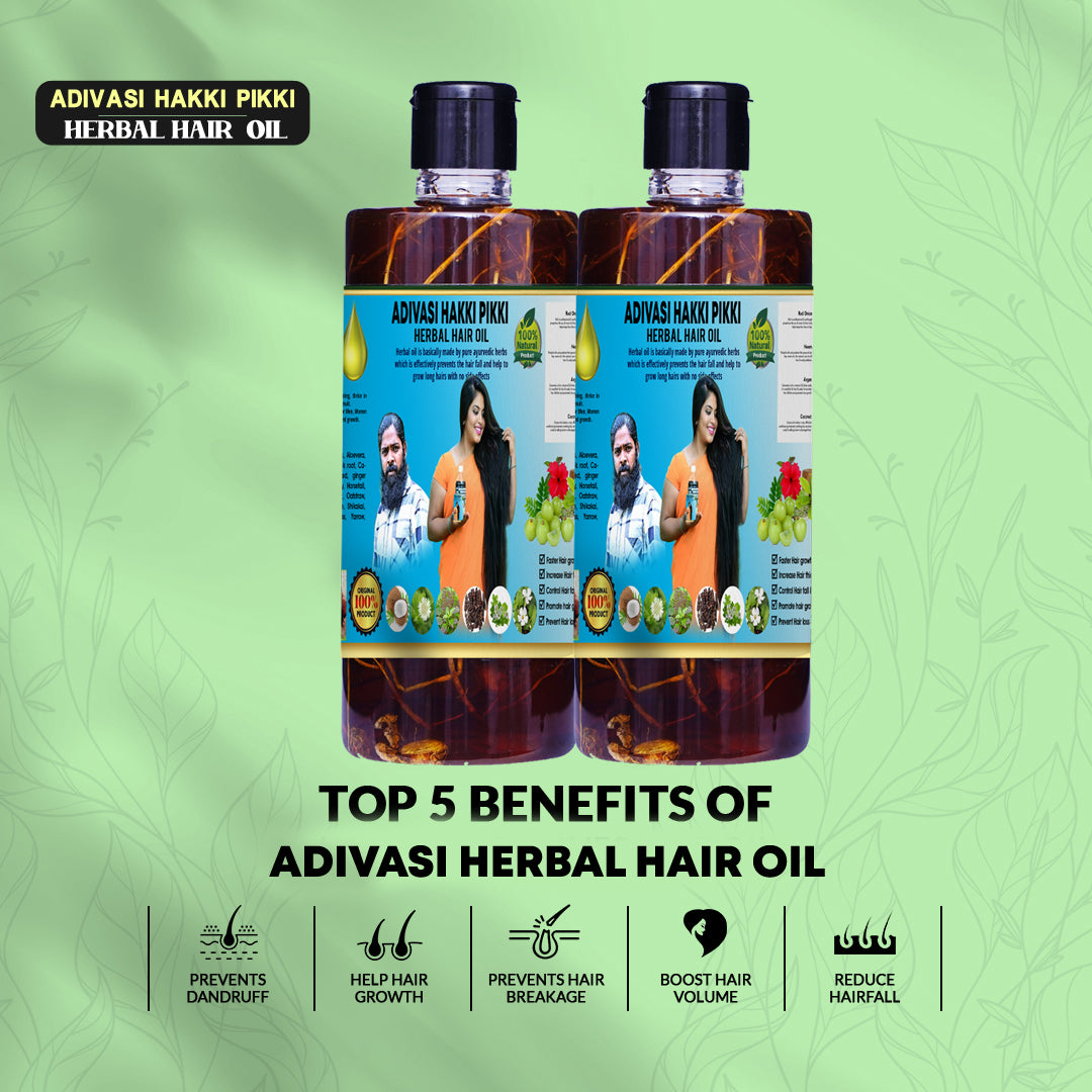 Hakki Pikki Shop - Adivasi Herbal Hair Oil