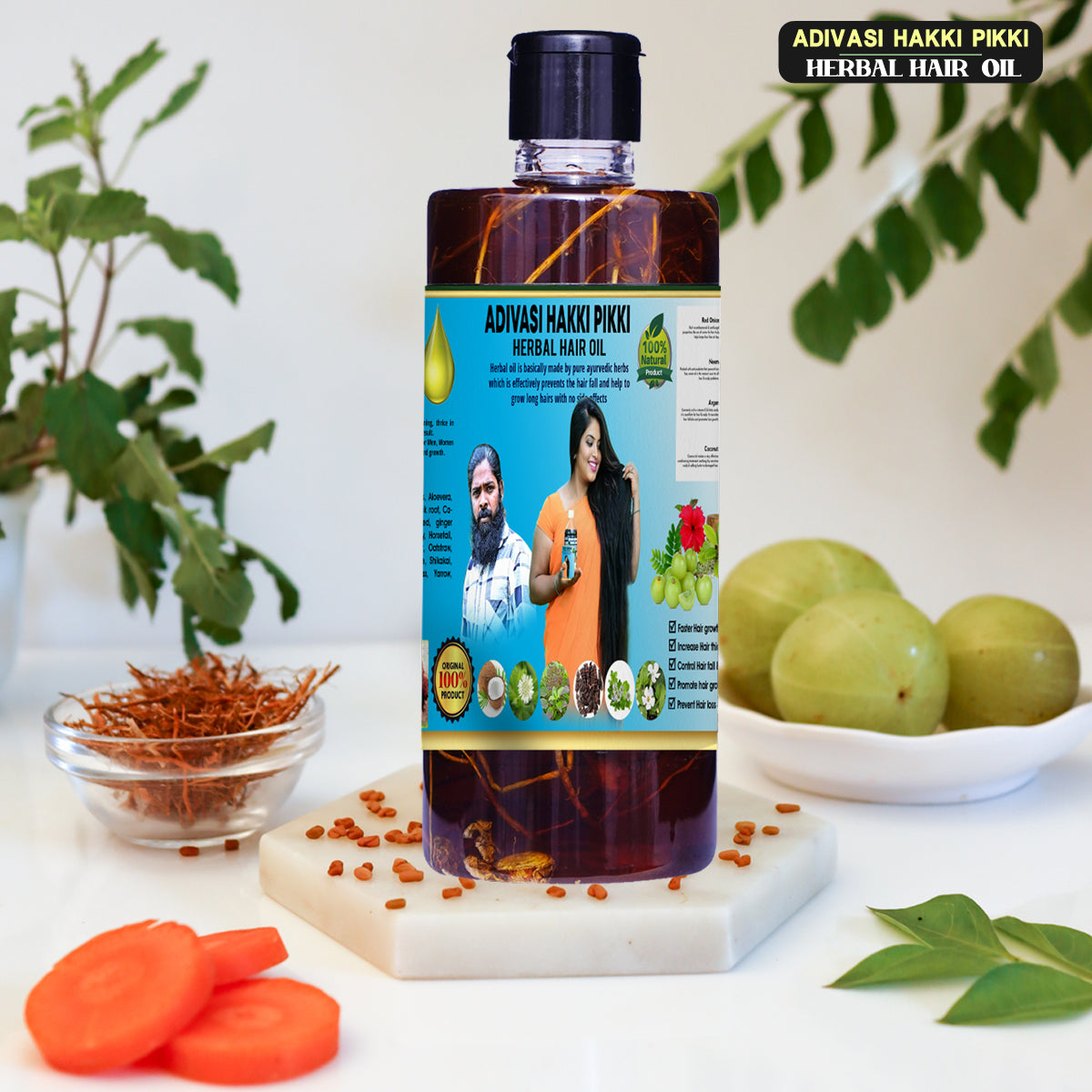 Hakki Pikki Shop - Adivasi Herbal Hair Oil