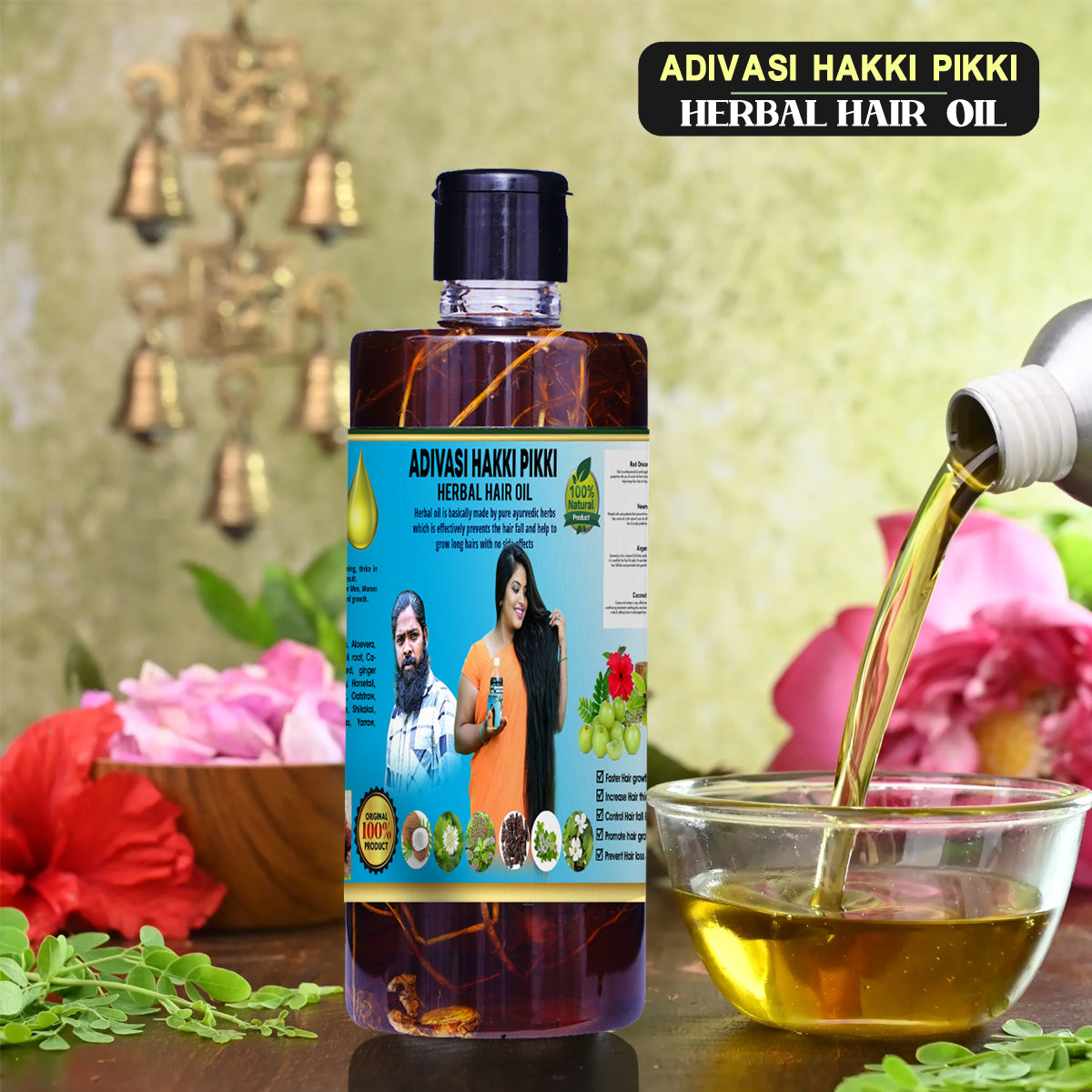 Hakki Pikki Shop - Adivasi Herbal Hair Oil